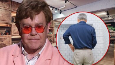 Elton John reportedly pissing into a bottle in a shoe store inspires copycats