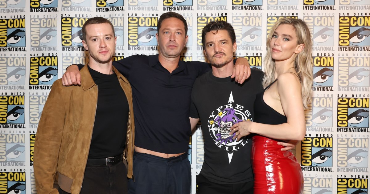 Pedro Pascal and Fantastic Four Cast Hug Ahead of Comic-Con Debut
