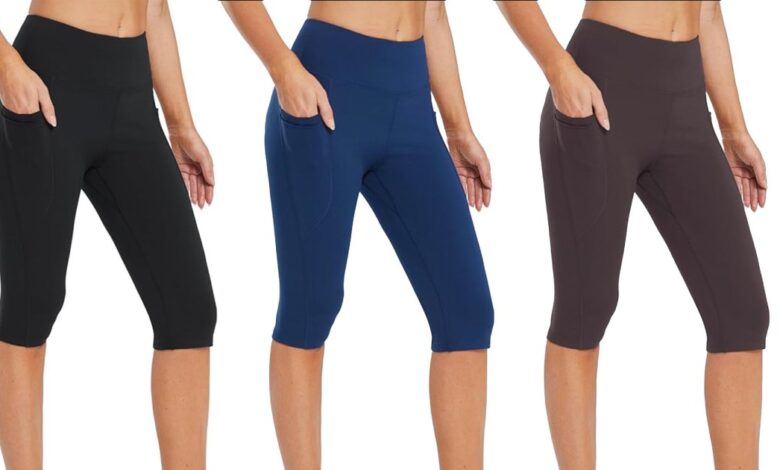 These $36 Capri leggings don't bulge and have pockets