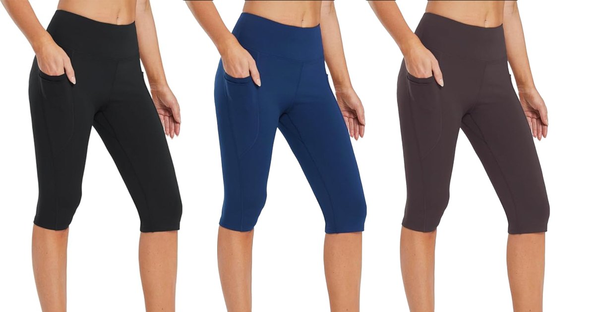 These $36 Capri leggings don't bulge and have pockets