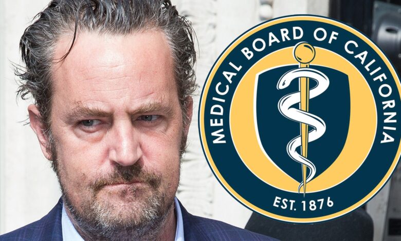 Doctors in the Matthew Perry case, investigated by the medical board, are still licensed