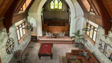 Former New York church that is now a family home is listed for $350,000