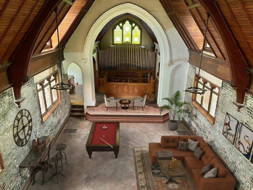 Former New York church that is now a family home is listed for $350,000