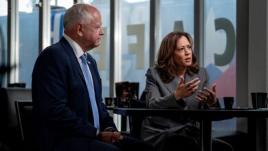 Kamala Harris tells CNN that Trump is 'dividing our nation'