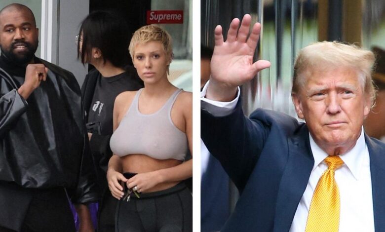 Kanye West and Bianca Censori Disemboweled for Attending Donald Trump Rally