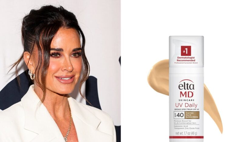 Kyle Richards and I can't get enough of this tinted sunscreen