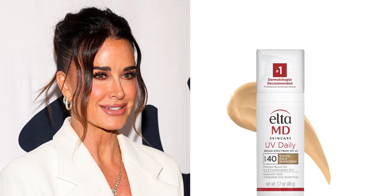Kyle Richards and I can't get enough of this tinted sunscreen