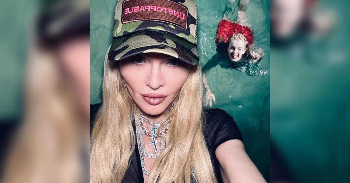 Madonna shares flirty summer photos with Mystery Man