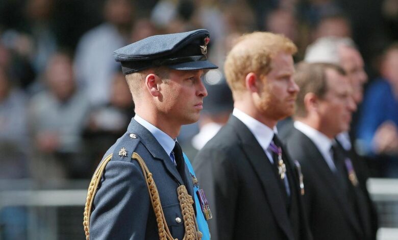 Prince William and Prince Harry avoid each other at uncle's funeral