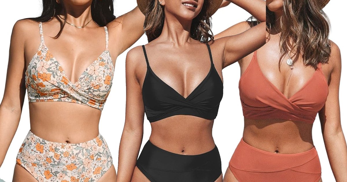 This $35 High-Waisted Swimsuit Is 'Flattering for a Mom's Body'