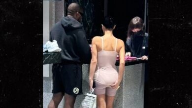 Bianca Censori wears a figure-hugging look while shopping in Tokyo with Kanye West