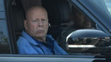 Bruce Willis' rare public outing with bodyguards as dementia progresses