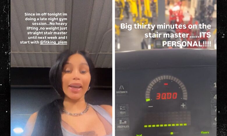 Cardi B goes to the gym 1 week after giving birth, doctors weigh in