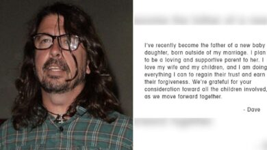 Dave Grohl fans furious that he fathered a baby out of wedlock