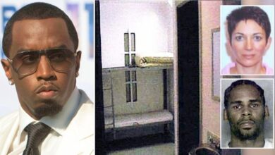 Diddy in Hellhole prison where Ghislaine Maxwell and R Kelly spent time