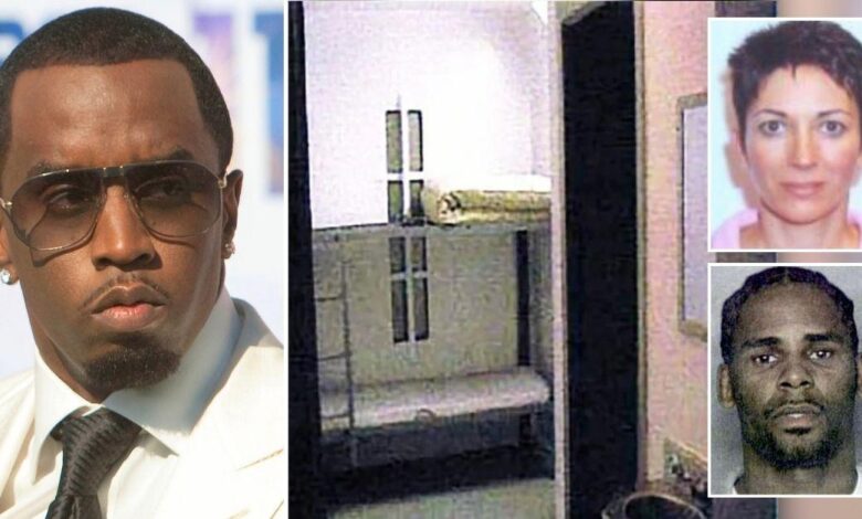 Diddy in Hellhole prison where Ghislaine Maxwell and R Kelly spent time