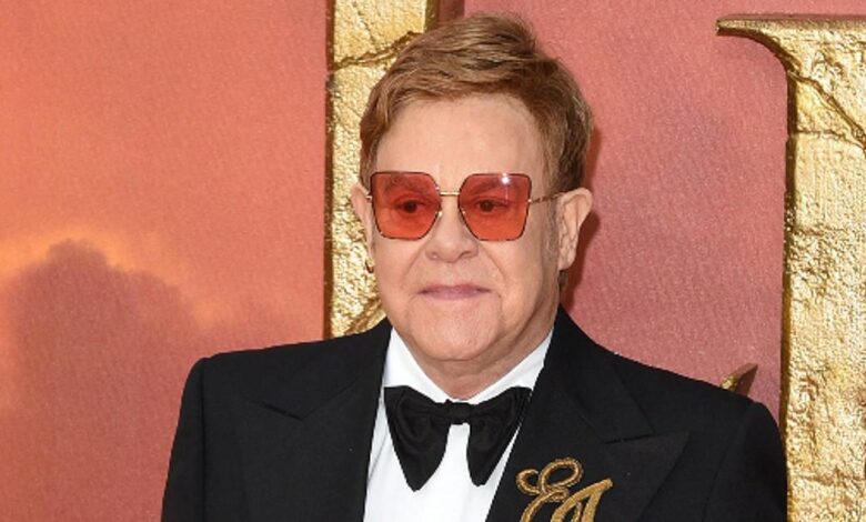 Elton John reveals he is partially blinded by 'serious eye infection'