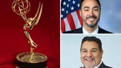 Joaquin Castro congratulates the first Latino to chair the Emmys