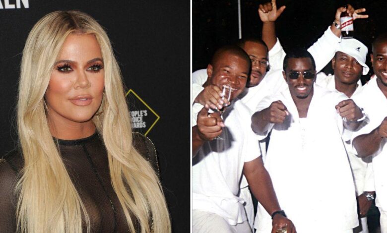 Khloe Kardashian bragged about partying with Diddy in a creepy video