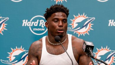 Miami Dolphins' Tyreek Hill breaks his silence after police arrest