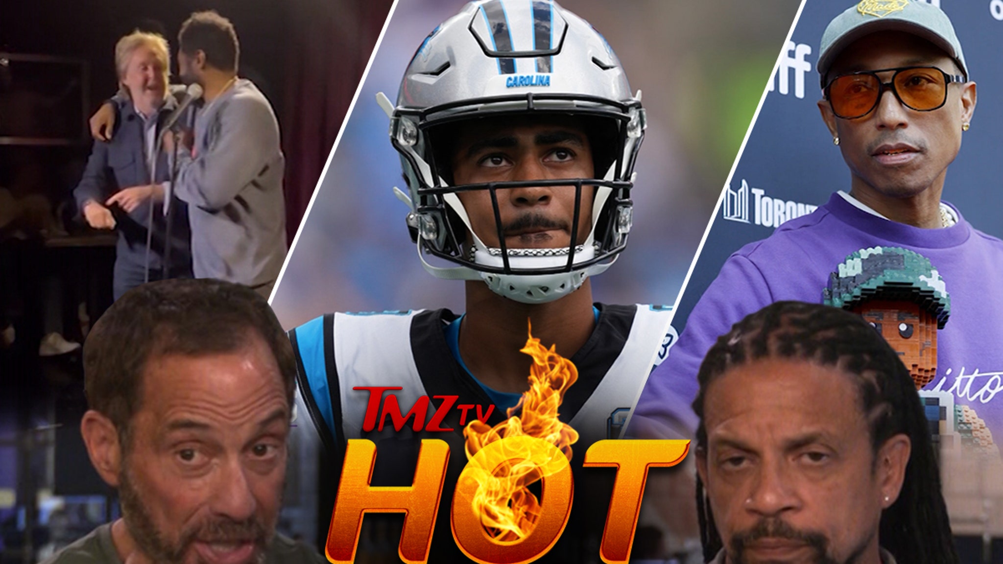 Paul McCartney, Pharrell Williams and Bryce Young