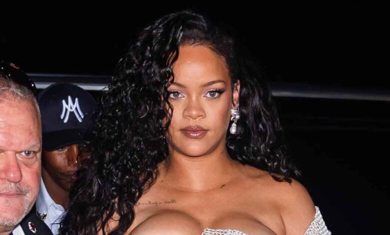 Rihanna stuns in glittering Alaia dress at New York Fashion Week