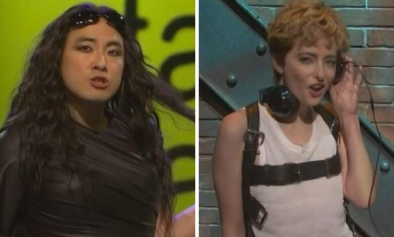 'SNL' hosts Charli XCX talk show with Bowen Yang as 'Brat' singer