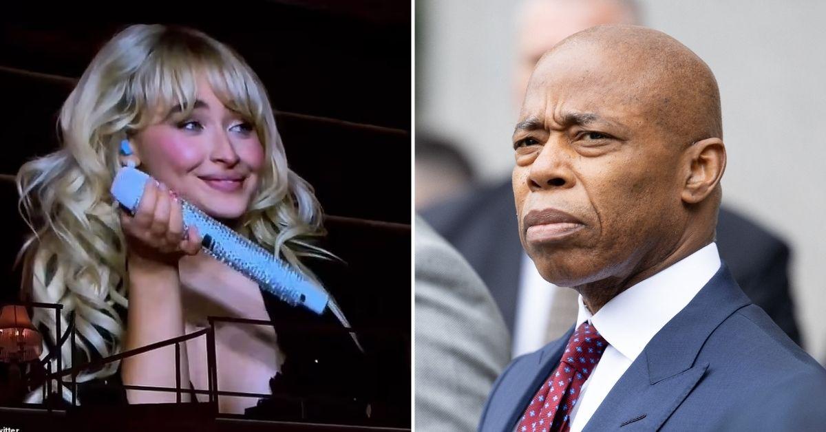 Sabrina Carpenter claims she 'sued the mayor' during a concert in New York