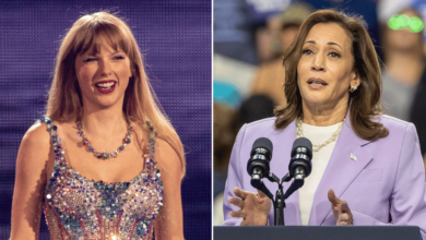 Taylor Swift Endorses Kamala Harris as 'Childless Cat Lady' After Debate