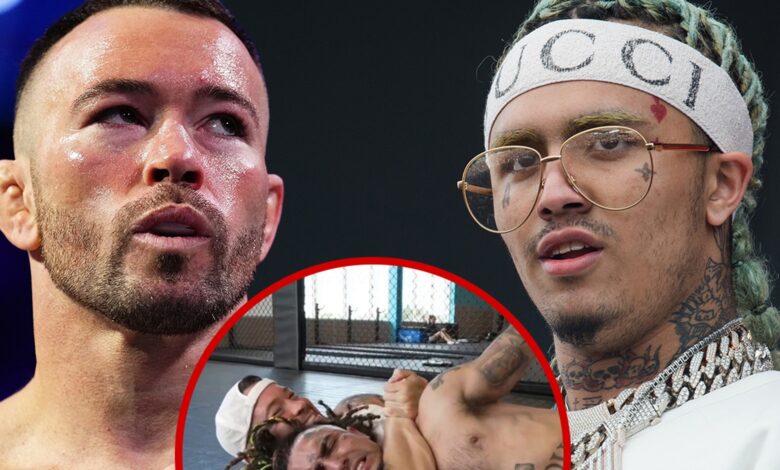 UFC fighter Colby Covington chokes Lil Pump during livestream