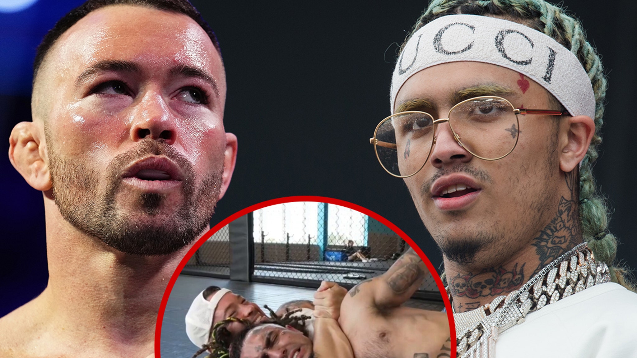 UFC fighter Colby Covington chokes Lil Pump during livestream