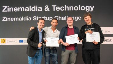 Winners of the Zinemaldia & Technology Startup Challenge from San Sebastian