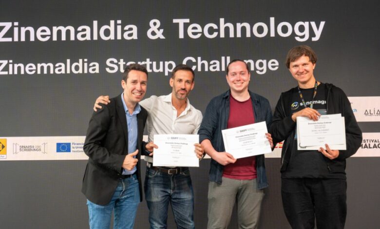 Winners of the Zinemaldia & Technology Startup Challenge from San Sebastian