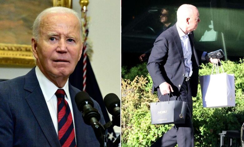 Biden's Homeland Security boss caught himself eating sushi from Swanky Nobu