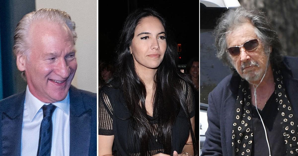 Bill Maher was spotted sneaking out of Chateau Marmont with Al Pacino's girlfriend