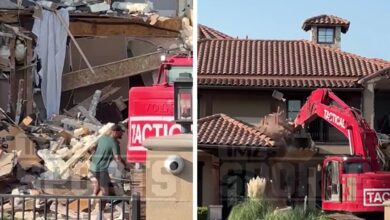 Dak Prescott watches his Texas mansion being demolished