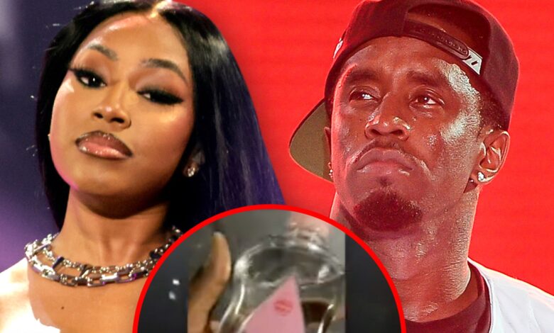 Diddy's ex-girlfriend Yung Miami asked by TikToker to sign baby oil