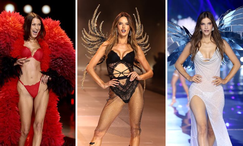 Irina Shayk, Kate Moss, Tyra Banks and more models at Victoria's Secret Fashion Show