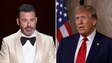 Jimmy Kimmel mocks Donald Trump for trolling garbage truck Biden