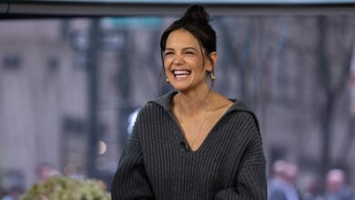 Katie Holmes' cashmere sweater look is just $24 on Amazon