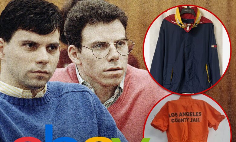 Menendez Brothers-inspired clothing is selling on eBay for Halloween