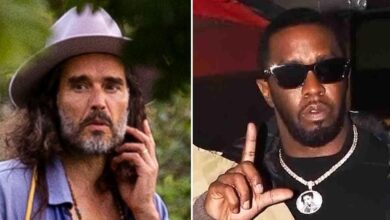 Russell Brand breaks cover after revealing Diddy Link-Up