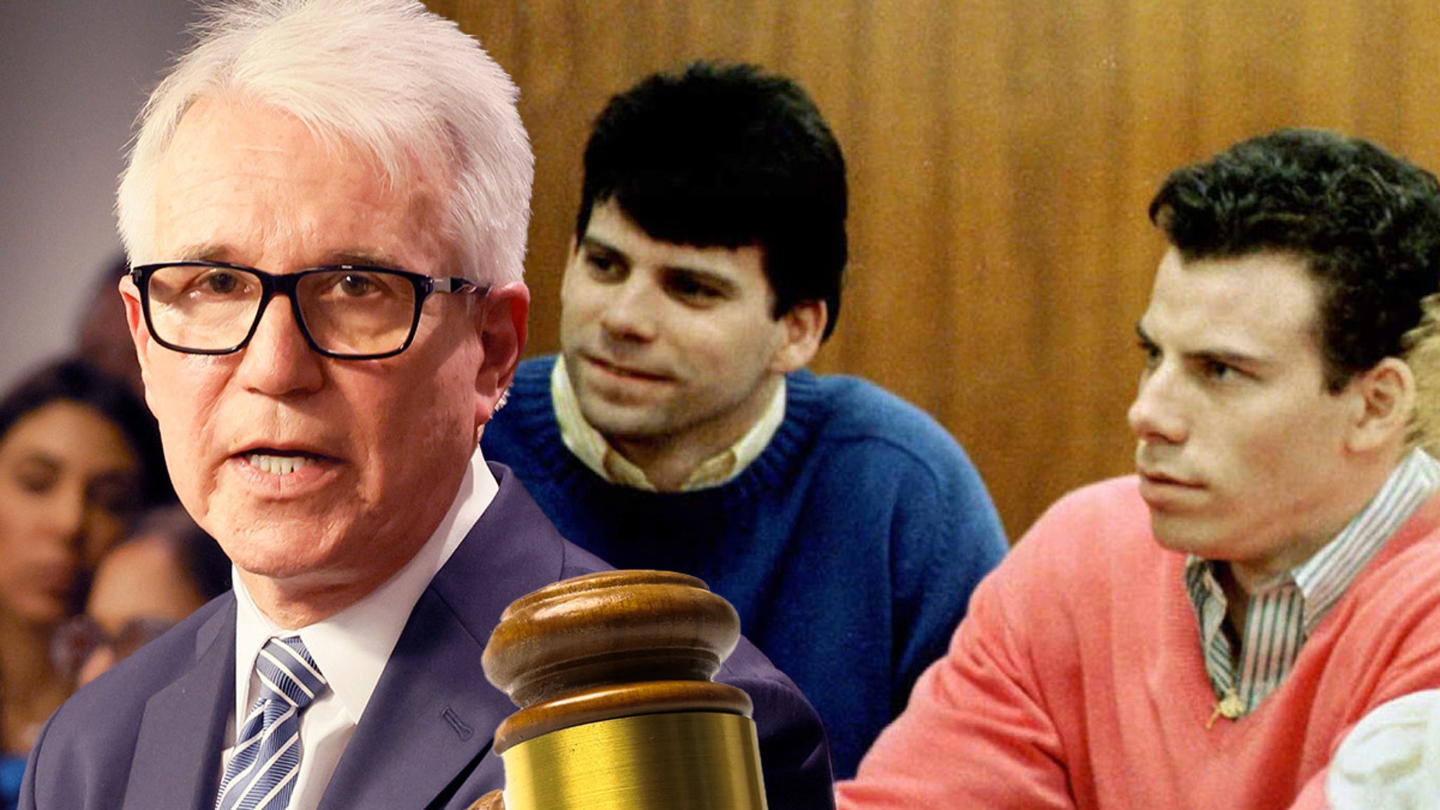 The Los Angeles District Attorney officially files papers asking the court to order Menendez Bros