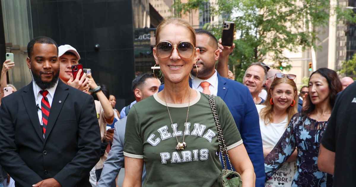 Watch Celine Dion get drenched in Gatorade on Sunday Night Football