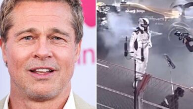 Brad Pitt collapses during the Las Vegas Grand Prix - the secret behind it