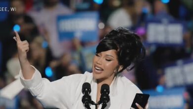 Cardi B Fires Up Crowd at Kamala Harris Rally in Milwaukee