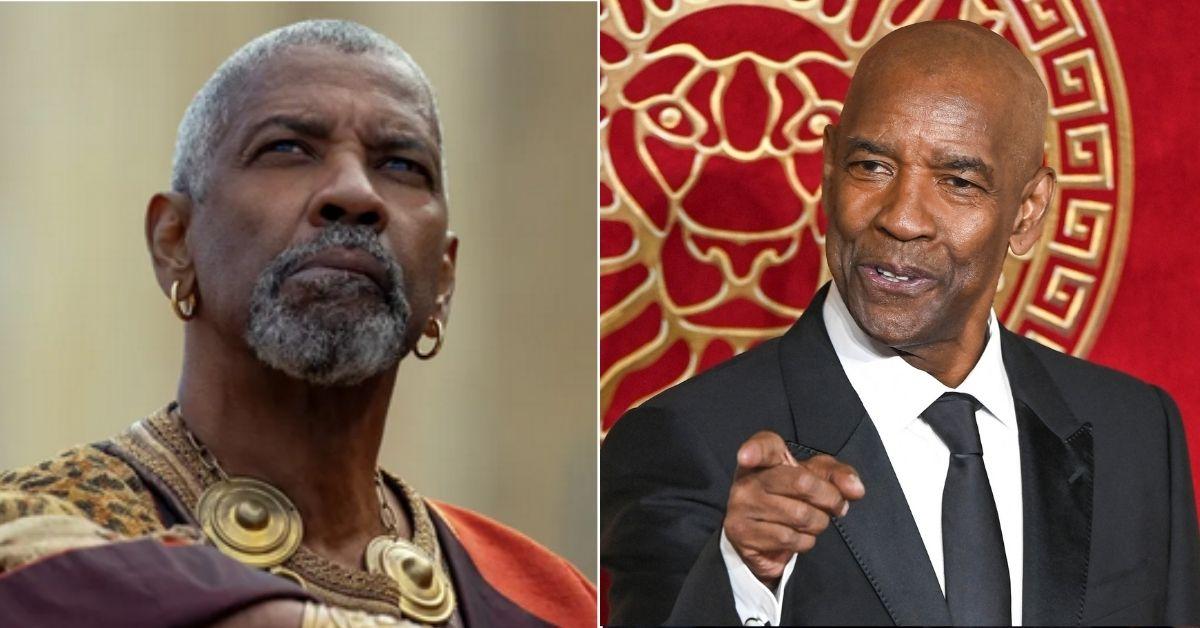 Denzel Washington's gay kiss was removed from the final edit of Gladiator 2