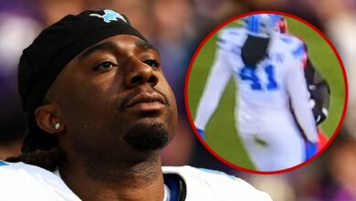 Detroit Lions' James Houston denies cheating on himself during 'SNF' game