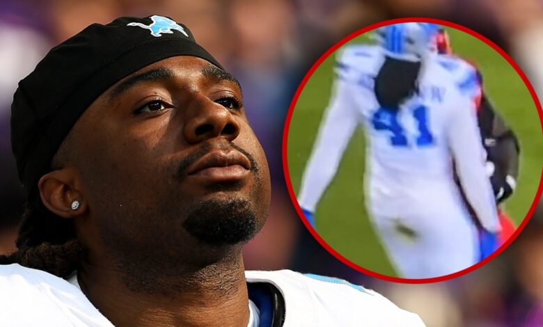 Detroit Lions' James Houston denies cheating on himself during 'SNF' game