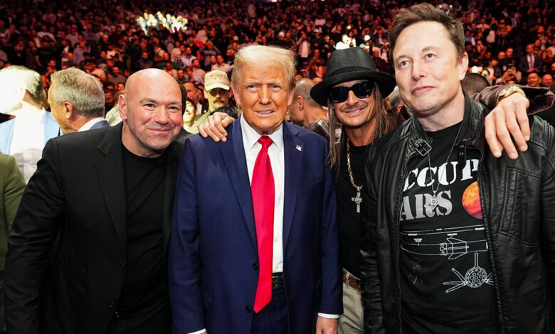 Donald Trump Attends UFC 309 With Elon Musk, RFK Jr., Receives Huge Ovation!